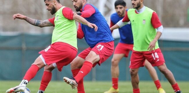 تمرین پایان سال تیم ملی با اضافه شدن عزت‌اللهی /  عکس یادگاری با «عمو موسی» +تصاویر