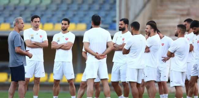 تمرین پرسپولیس بدون 2 ستاره و 3 ملی پوش  +تصاویر