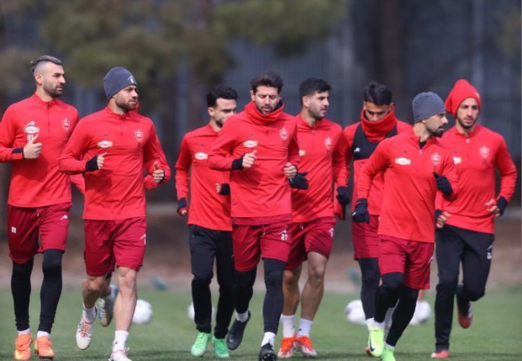 تمرین و استخر در برنامه دوشنبه پرسپولیس +تصاویر
