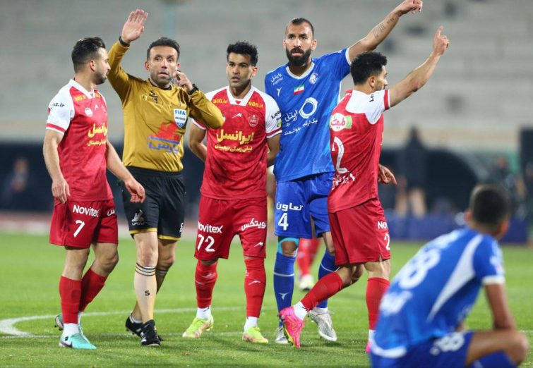 حضور ناظران انضباطی و اخلاق فدراسیون فوتبال در دربی ۱۰۵