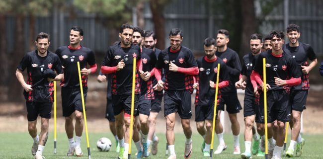 پرسپولیس تمرین کرد و راهی رفسنجان شد +تصاویر