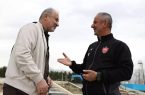 برگزاری جلسه درویش با کارتال در تمرین پرسپولیس
