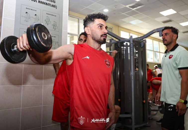 تمرین عصر پرسپولیس در سالن بدنسازی +تصاویر