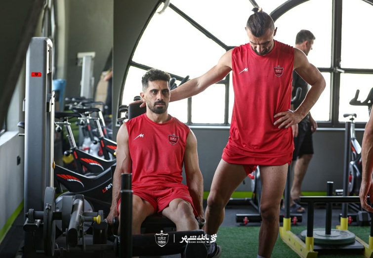 حضور نفرات مازاد هاشمیان در تمرین پرسپولیس
