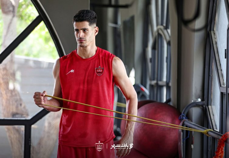 بازگشت سرخ پوشان به تمرینات پس از یک روز استراحت+تصاویر