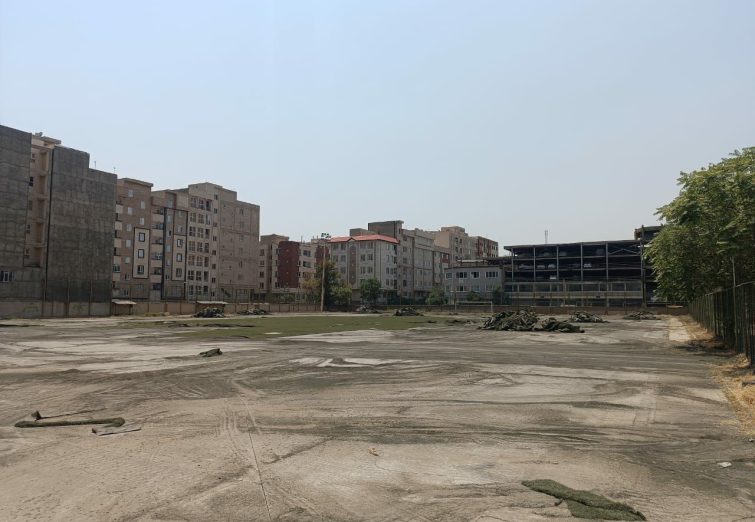 بازسازی زمین شهدای گمنام توسط باشگاه پرسپولیس +تصاویر