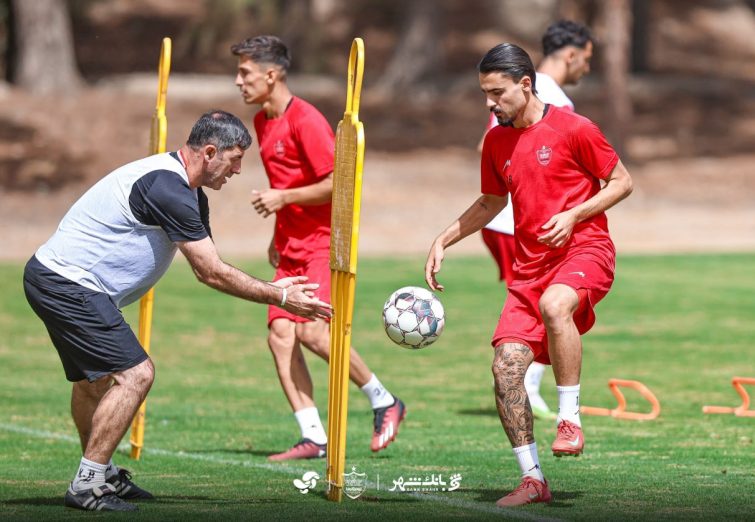 برگزاری تمرین یکشنبه پرسپولیس در دو بخش +تصاویر