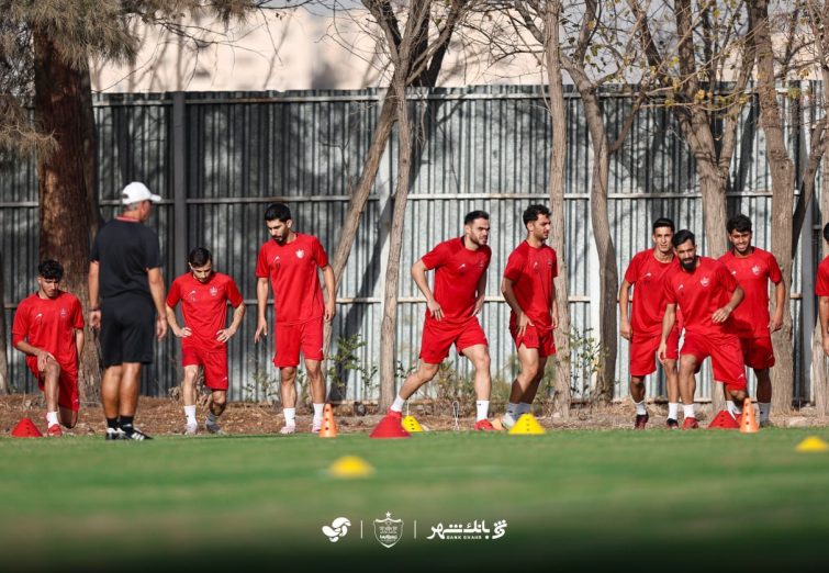 تمرین سه شنبه پرسپولیس در آزادی +تصاویر