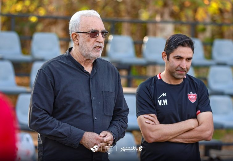تمرین پرسپولیس با حضور سرمربی سابق هاشمیان +تصاویر