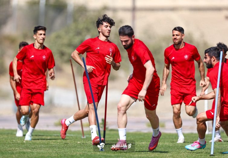 تمرین جمعه پرسپولیس با حضور بازیکنان آکادمی +تصاویر