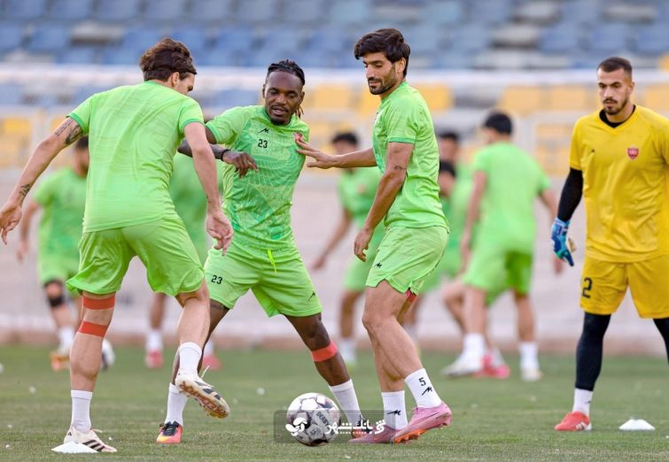 گزارش تصویری: آخرین تمرین پرسپولیس پیش از بازی ذوب آهن