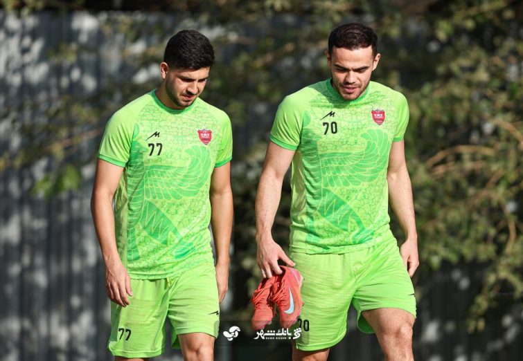 برگزاری تمرین پرسپولیس پیش از دیدار با گل گهر با حضور ماهینی +تصاویر