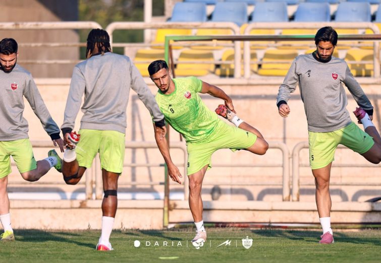 آخرین تمرین پرسپولیس پیش از بازی استقلال خوزستان +تصاویر