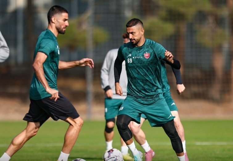 گزارش تصویری: آخرین تمرین پرسپولیس پیش از دربی