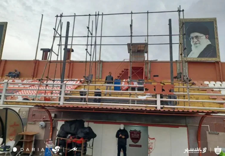 باشگاه پرسپولیس در ورزشگاه درفشیفر جایگاه VIP میسازد باشگاه پرسپولیس در ورزشگاه درفشیفر جایگاه VIP میسازد