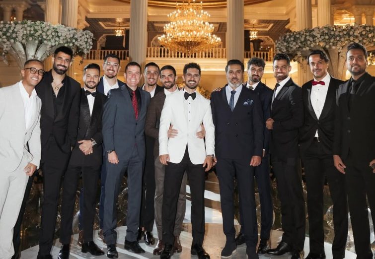 عالیشاه با لباس پرسپولیس داماد شد +فیلم