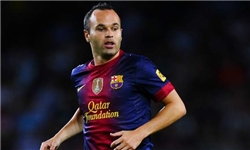 اینیستا: من در کنار مسی می‌درخشم و مسی در بارسلونا