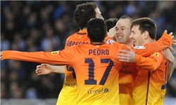 پیروزی سخت بارسا در گرانادا/ گلزنی مسی در چهاردهمین بازی پیاپی لالیگا